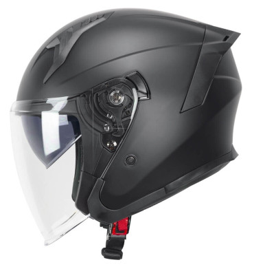 Casco Moto Jet Ska-P 1MHA JEDI MONO Nero opaco